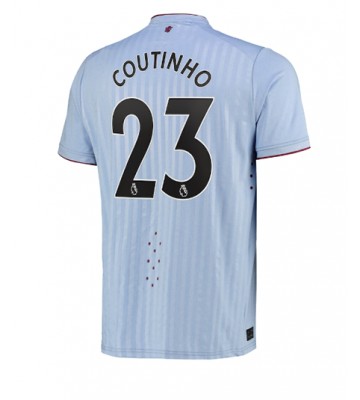 Aston Villa Philippe Coutinho #23 Bortedrakt 2022-23 Kortermet